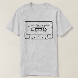 Rockin Jams Mix Tape Name Template T-Shirt
