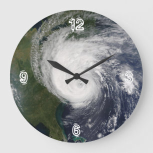 Rockin' Like A Hurricane Large Clock