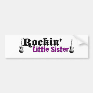 Rockin Little Sister Bumper Sticker