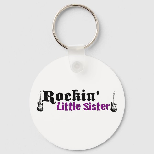Rockin Little Sister Key Ring (Front)