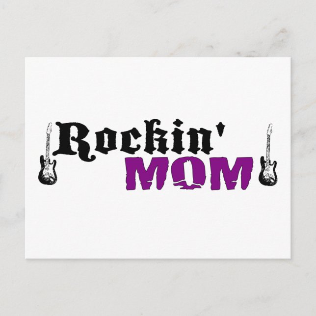 Rockin Mum Postcard (Front)