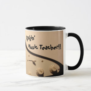 Rockin' Music Teacher!! Electric Guitar Mug