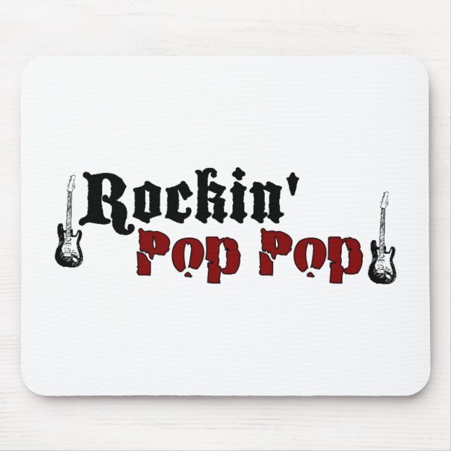 Rockin Pop Pop Mouse Mat (Front)