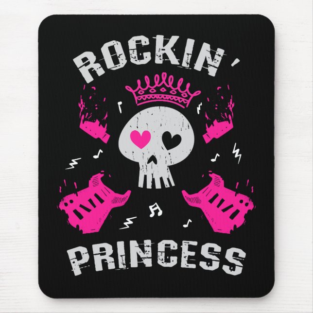 Rockin' Princess Mouse Mat (Front)