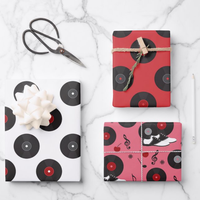 Rockin' Records Wrapping Paper (Front)