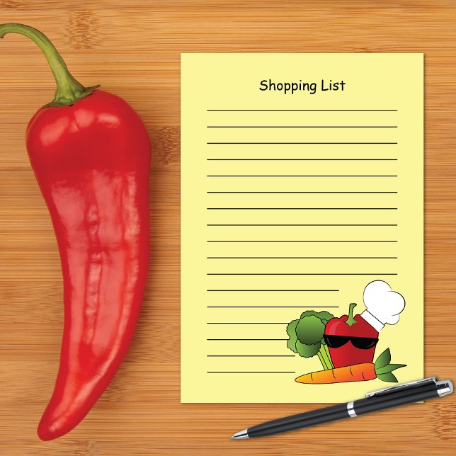 Rockin Red Pepper Shopping List Post-it Notes (Creator Uploaded)