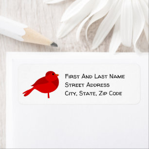 Rockin’ Robin, Cute Red Cardinal Nature Cartoon