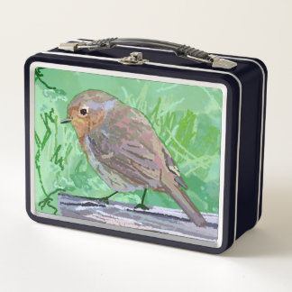 Rockin Robin Metal Lunch Box