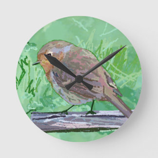 Rockin Robin Round Clock