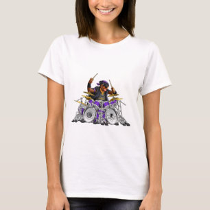 Rockin' Rottie Drummer T-Shirt