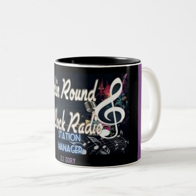Rockin Round the Clock DJ DORY MUG (Front Right)