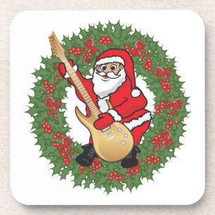 Rockin' Santa Skull Coaster