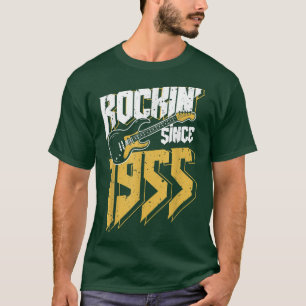 Rockin' Since 1955 Vintage Rock Music Fan 67th Bir T-Shirt