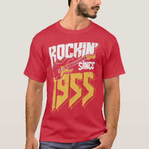 Rockin' Since 1955 Vintage Rock Music Fan 67th Bir T-Shirt