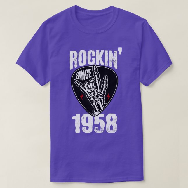 Rockin since 1958 T-Shirt (Design Front)