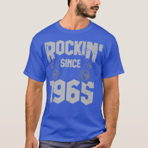 Rockin' Since 1965 Vintage Rock Music Fan 57th Bir T-Shirt