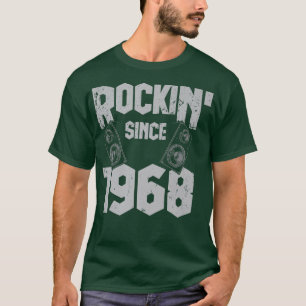 Rockin' Since 1968 Vintage Rock Music Fan 54th Bir T-Shirt