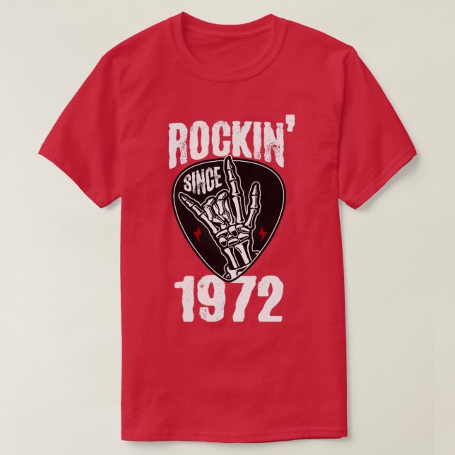 Rockin since 1972 T-Shirt (Design Front)