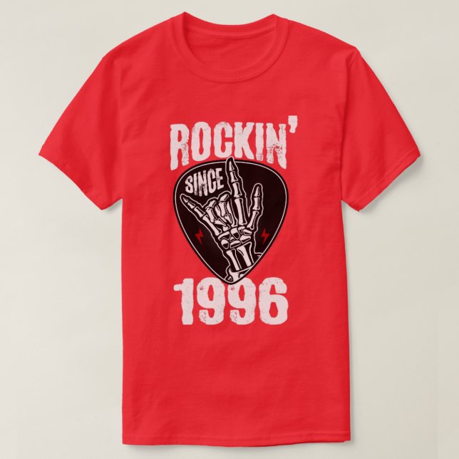 Rockin since 1996 T-Shirt (Design Front)