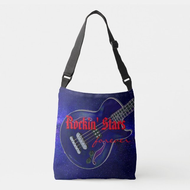 Rockin' Stars- Music Theme Customisable Tote (Front)