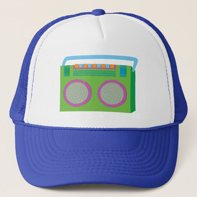 Rockin' Stereo Trucker Hat (Front)