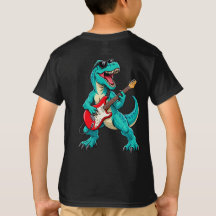 Rockin’ T-Rex – Cool Dinosaur Guitarist Hoodie