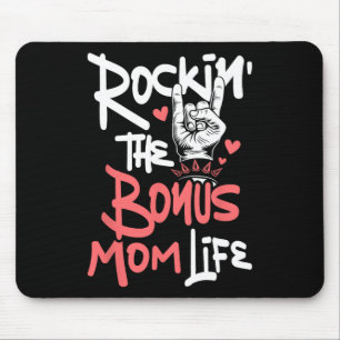 Rockin' The Bonus Mum Life - Mothers Day Stepmom S Mouse Mat