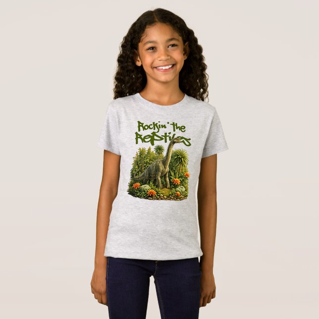 Rockin’ the Reptiles Brachiosaurus T-Shirt (Creator Uploaded)