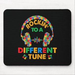 Rockin' To A Different Tune Autistic Awareness Kid Mouse Mat