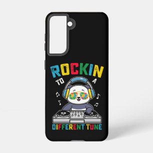 Rockin To A Different Tune Panda Autism Awareness Samsung Galaxy Case