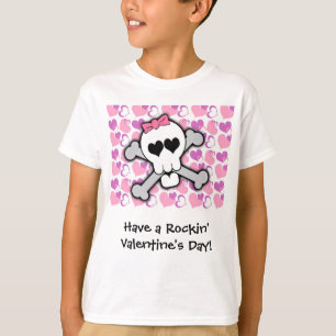 Rockin' Valentine Skull T-Shirt