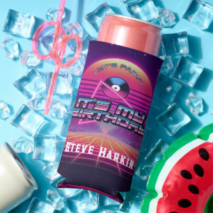 Rockin Vaporwave Party Seltzer Can Cooler