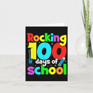 Rocking 100 Days Of School Music Teachers And Stud Card