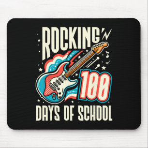 Rocking 100 Days Of School Retro 100th Day Of Scho Mouse Mat
