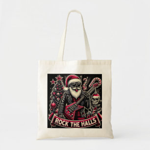 Rocking around the ugly sweater  tote bag