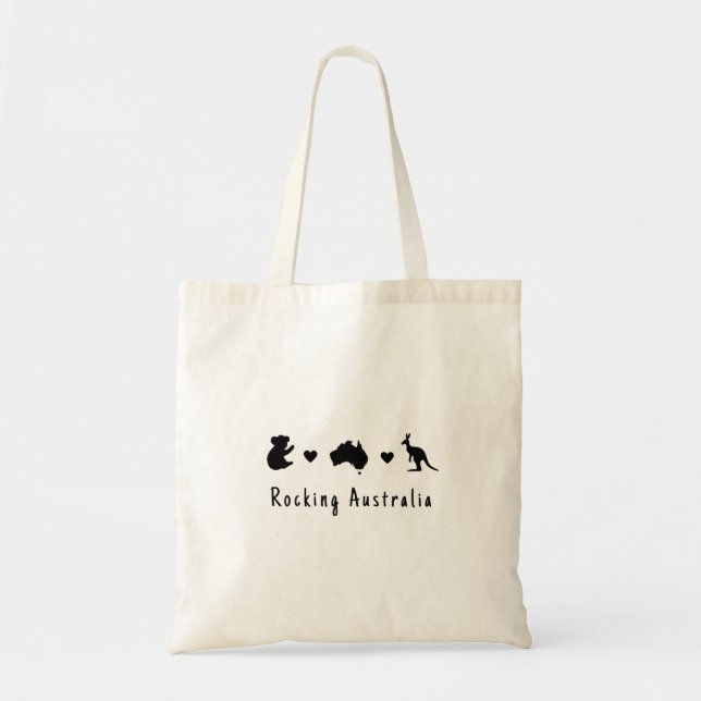Rocking Australia Day custom message Tote Bag (Front)