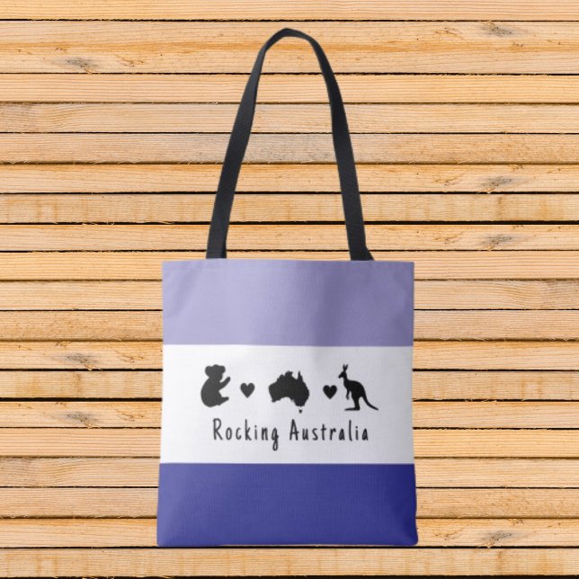 Rocking Australia Day custom message Tote Bag (Creator Uploaded)