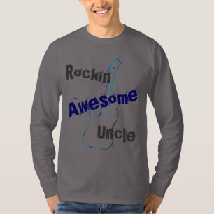 Rocking Awesome Uncle T-Shirt