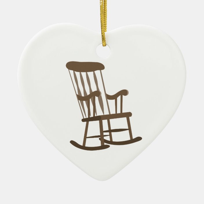 Rocking chair christmas ornament