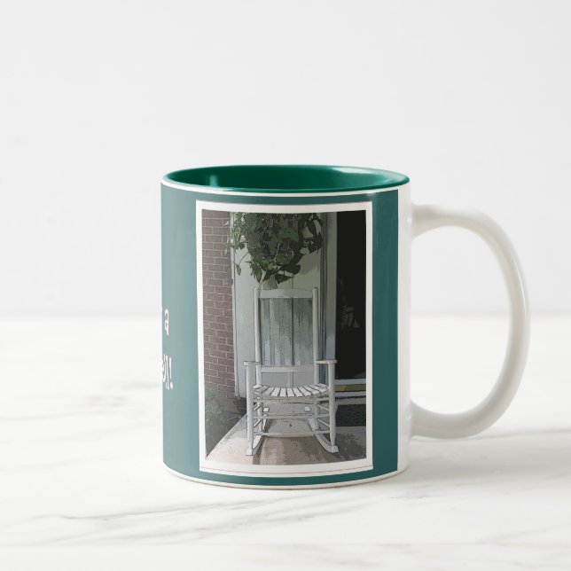 Rocking Chair Two-Tone Coffee Mug (Right)