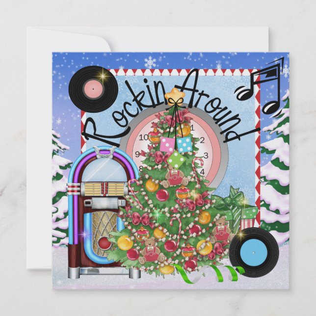 Rocking Christmas Party - SRF Invitation (Front)