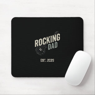 Rocking Dad Retro Electric Guitar Mouse Pad