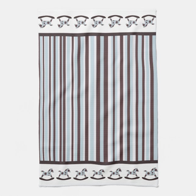 Rocking Horse American MoJo Kitchen Towel (Vertical)