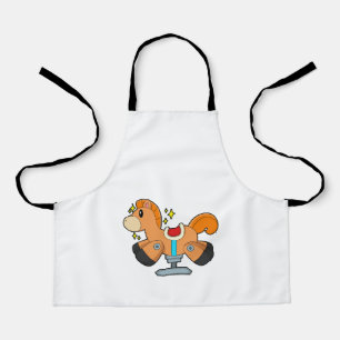 Rocking horse apron