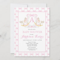 Rocking Horse Baby Shower Invitation
