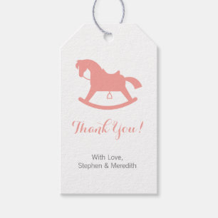 Rocking Horse Baby Shower Personalised Gift Tags