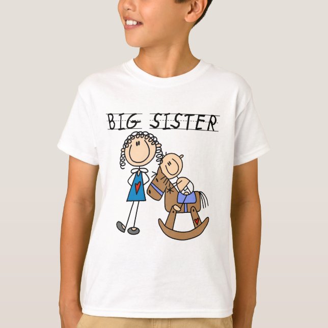 Rocking Horse Big Sister T-shirts and Gifts (Front)
