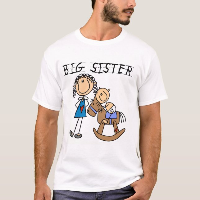 Rocking Horse Big Sister T-shirts and Gifts (Front)