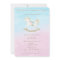 Rocking Horse Blue Pink Gender Neutral Baby Shower