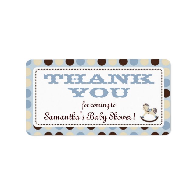 Rocking Horse Boy TY Label (Front)